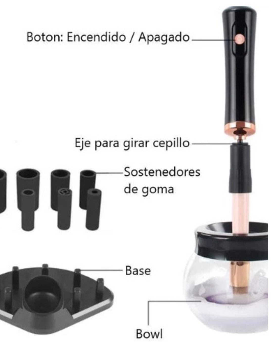 Limpiador De Brochas De Maquillaje